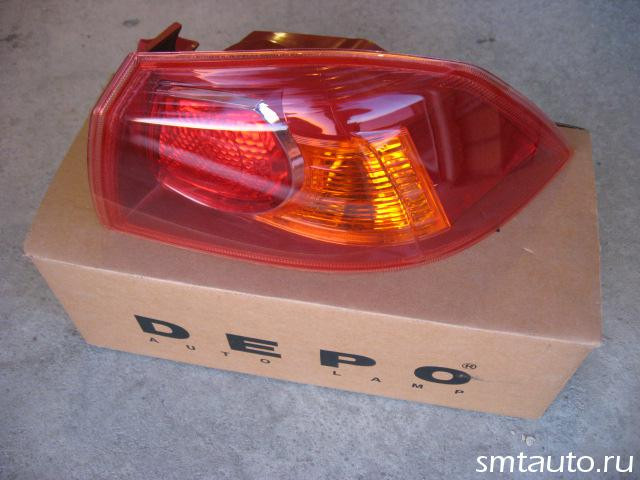 Фонарь задний наружный правый Mitsubishi Lancer 2007>
