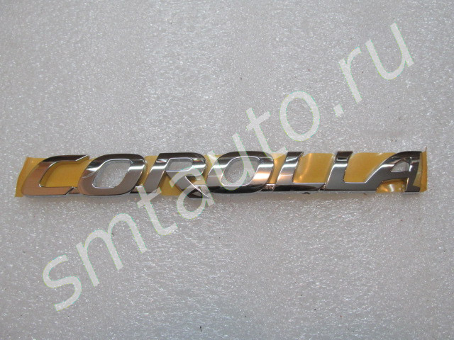 Эмблема для Toyota Corolla E15 2006-2013, OEM 75442-12A11 (фото)